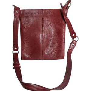 Ellington - Red Leather - Shoulder/Crossbody Bag Strap-Small Purse-10 x 8.5 x1.5